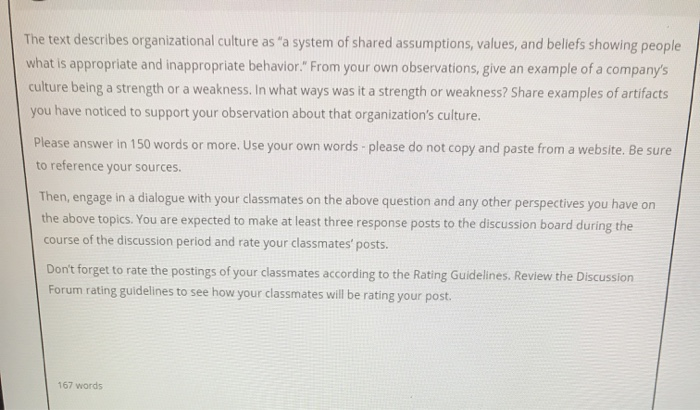 Please provide the answer in person's wording as