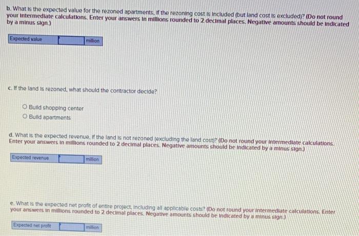 please answer components A-E for the one question