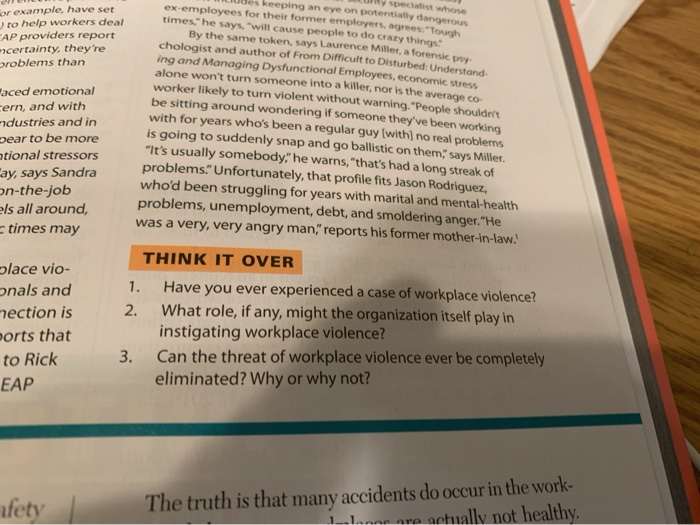 or example, have set to help workers deal CAP