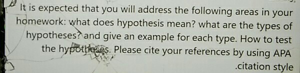 using APA system It is expected that you will