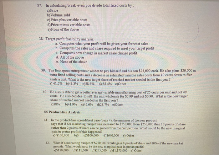 33. At a current contribution margin% of 80% how