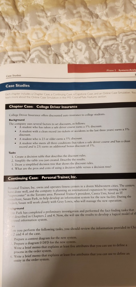 questions 1. create a decision tables that