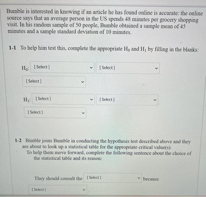 Bumble is interested in knowing if an article he