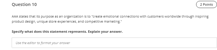 Question 9 2 Points Mark Zuckerberg stated that