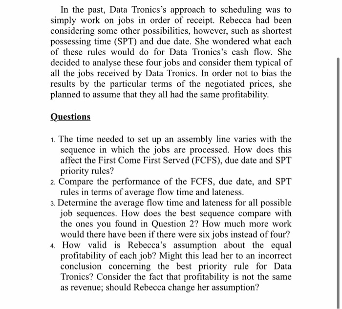 Data Tronics Data Tronics assembles