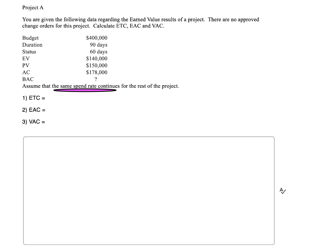 You are given the following data regarding the
