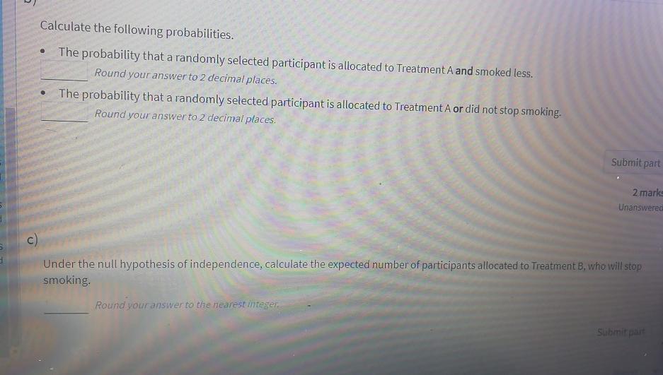 A study was performed to compare two treatment