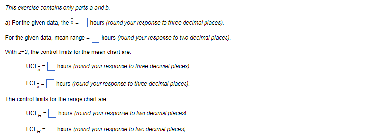 Refer to Table S6.1-Factors for Computing Control
