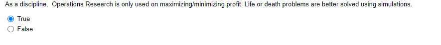 As a discipline, Operations Research is only used