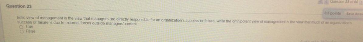 Question 23 160 Question 23 05 points Save Ant