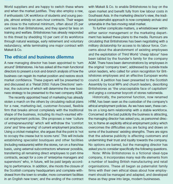 Read the case study and answer the following