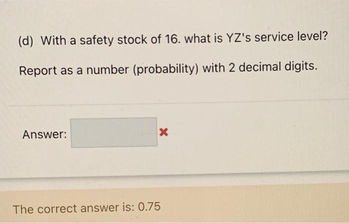How do you get 0.75? Standard deviation is 32 and