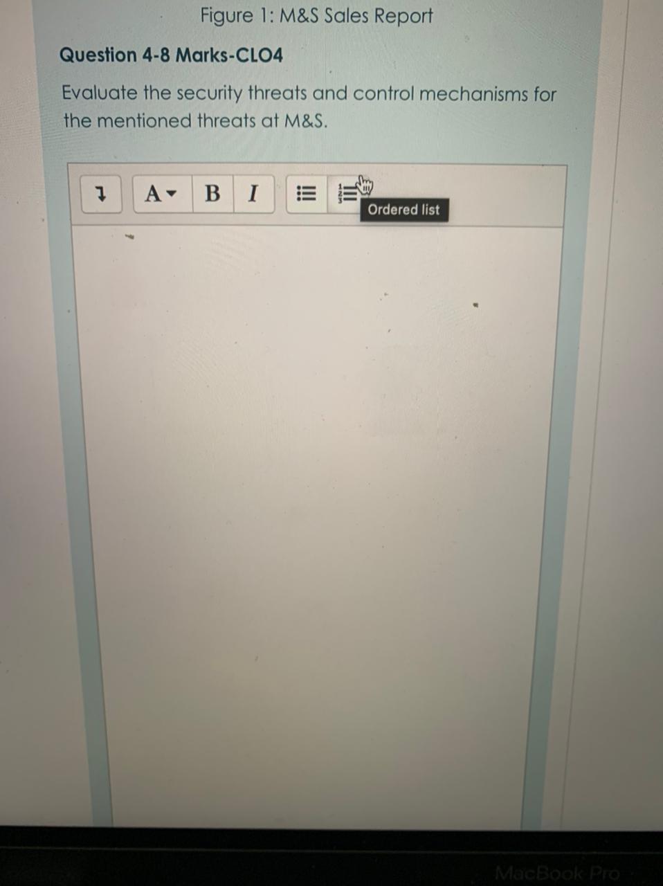 -Evaluate the security threats & control