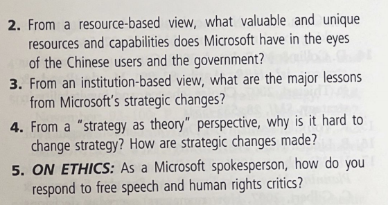 1. From an industry-based view, why does