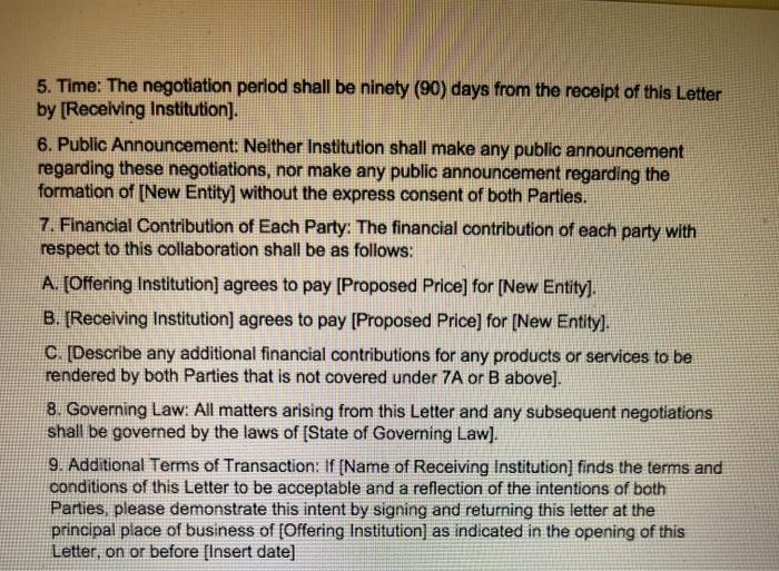 Need help determining how to go about negotiating