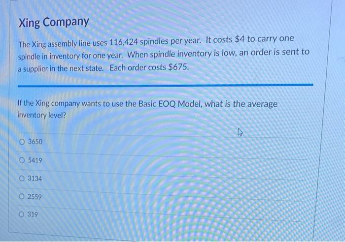 The Xing assembly line uses 116,424 spindles per