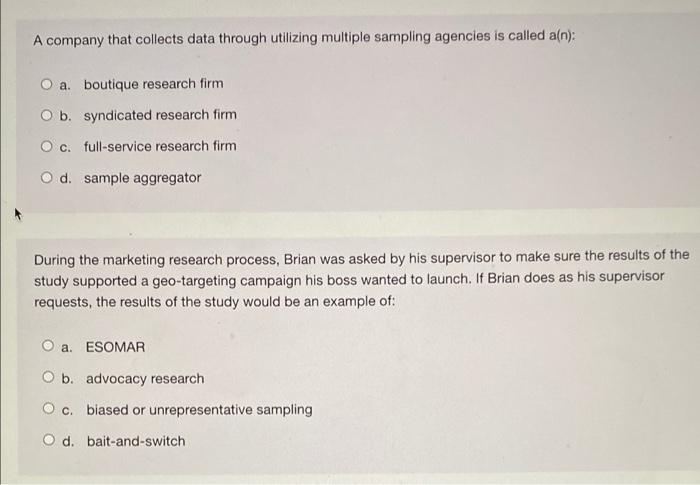 A company that collects data through utilizing