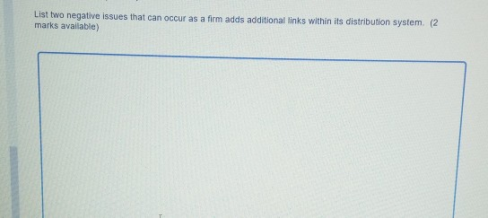 List two negative issues that can occur as a firm