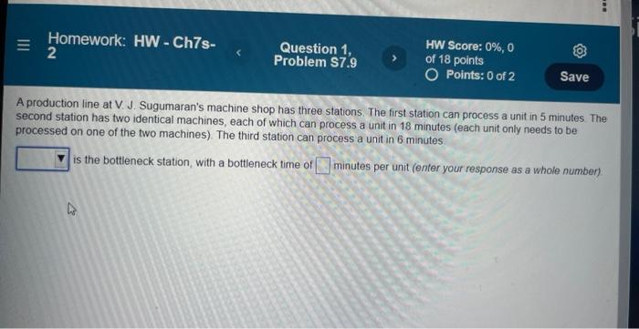 Homework: HW - Ch7s- 2 Question 1, Problem $7.9 4