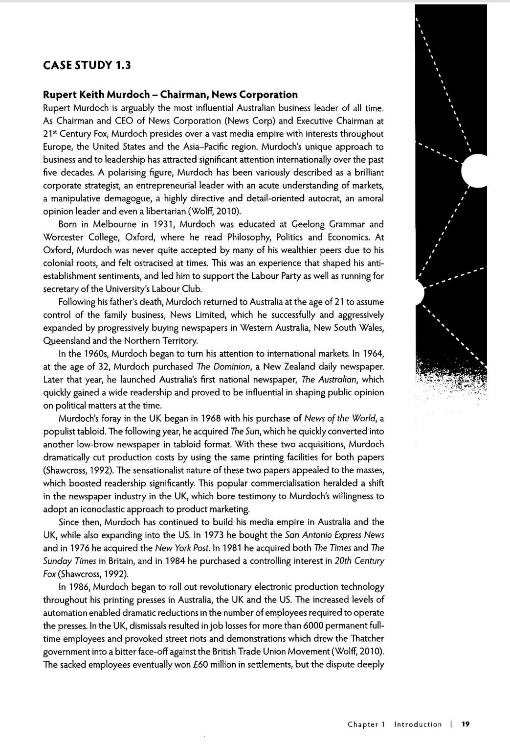 Task : Identify and research the key concepts,