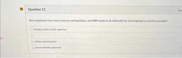 New employees have many concerns and questions,