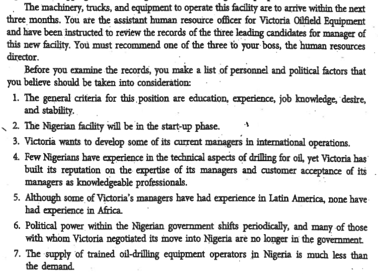 Description : From a staffing perspective,