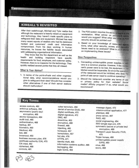 The first page is the reading section that I need