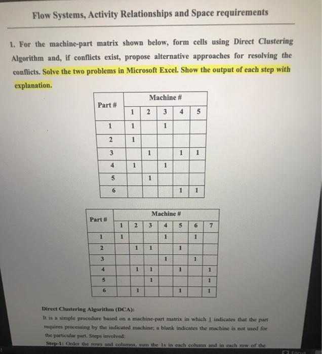 Facilities planning and material handling solve