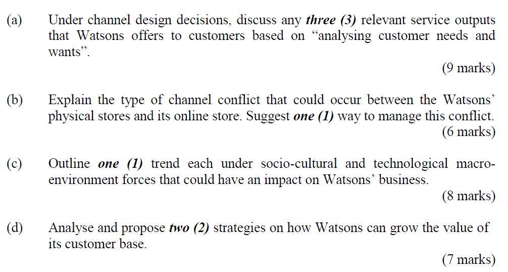 The drug store business might be a traditional