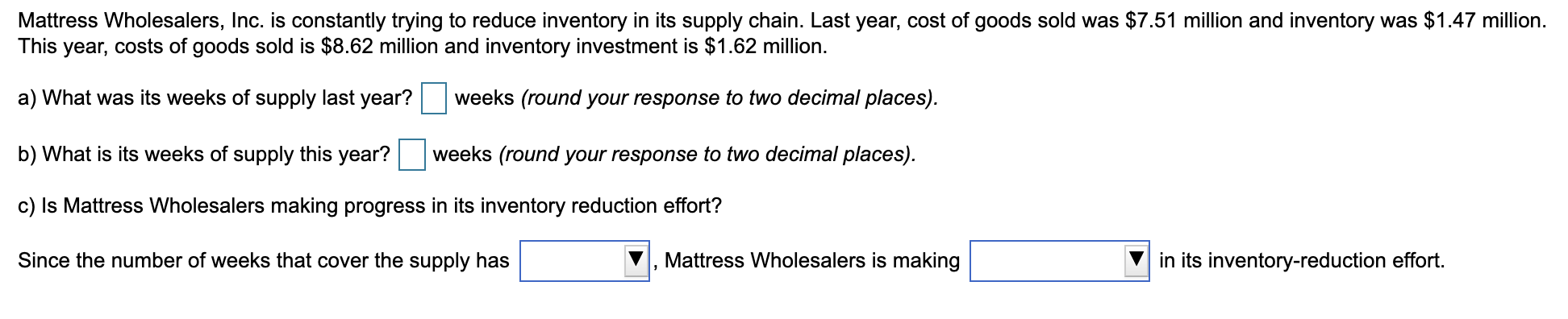 Mattress Wholesalers, Inc. is constantly trying