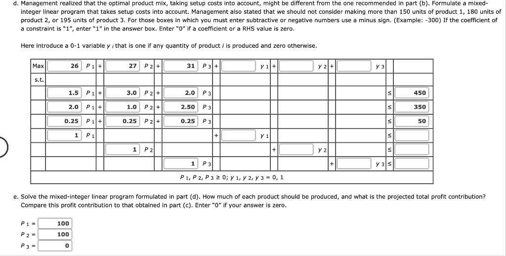 Problem 7-11 (Algorithmic) Hart Manufacturing