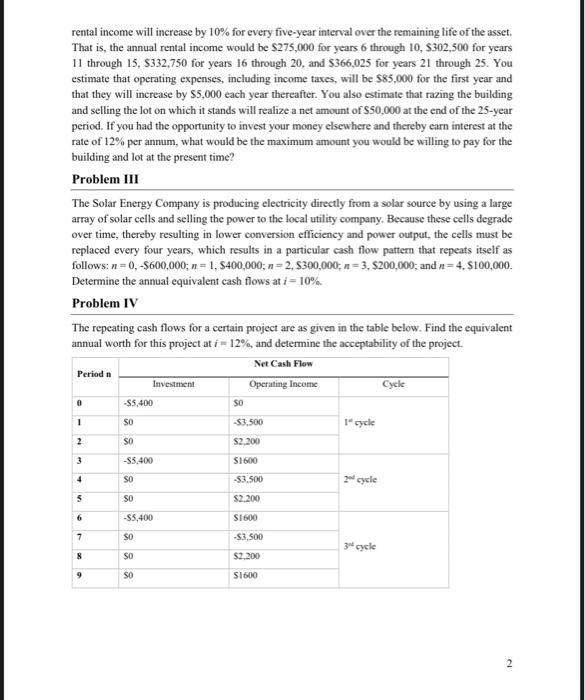 ASSIGNMENT #2 Individual - Due by Tuesday April