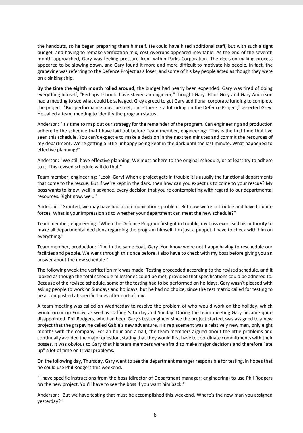 use above case study to ans the question 5.1