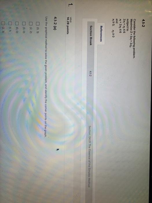 4.1-2 Consider the following problem. Maximize