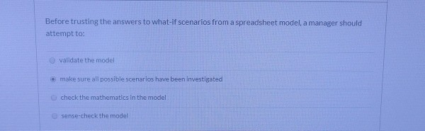 The Subject is actually Management Science my