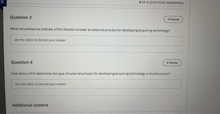 What circumstances indicate a firm should