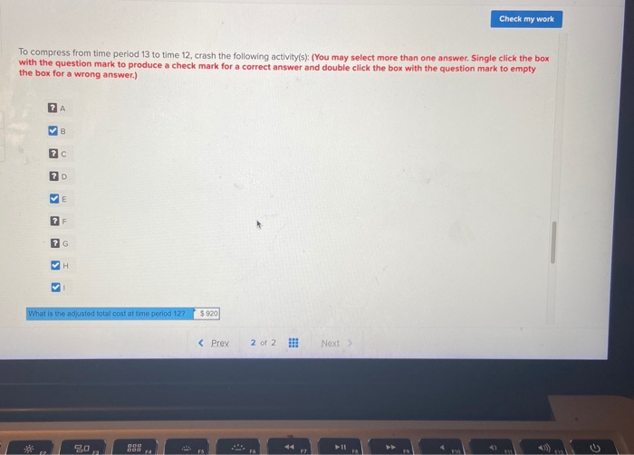EX9-4 Given the data and information that...