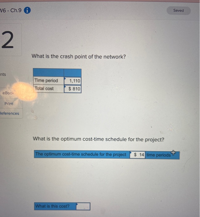 EX9-4 Given the data and information that...
