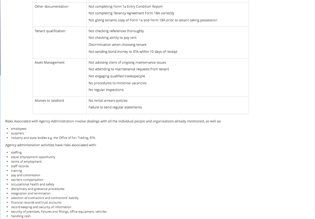 Complete the attached Risk Management Table below