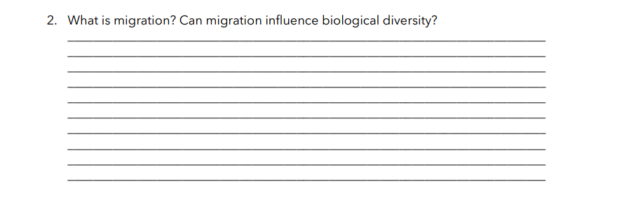 2. 2. What is migration? Can migration influence