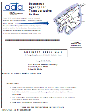 PROJECT DATA: AN URBAN TRANSPORTATION STUDY