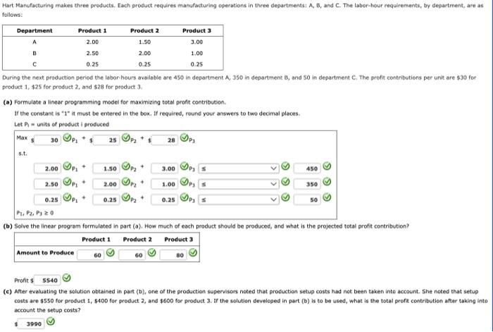 During the next production period the labor-hours