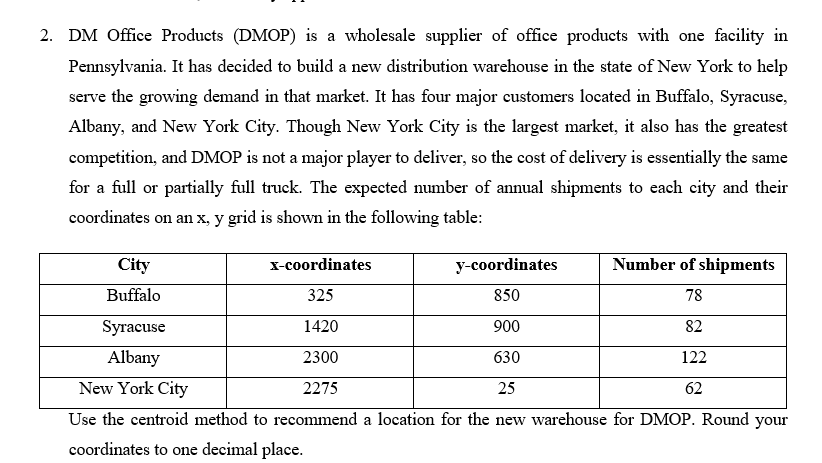 2. DM Office Products (DMOP) is a wholesale