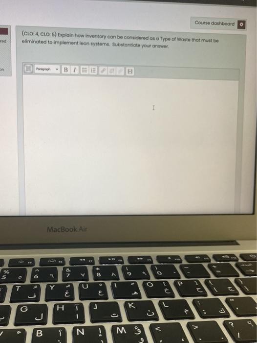 Course dashboard (CLO: 4, CLO:5) Explain how