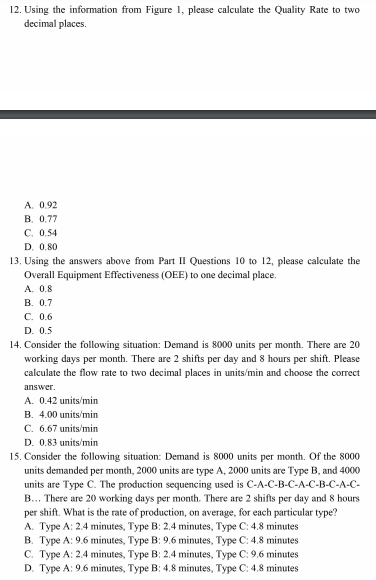 12. Using the information from Figure 1, please