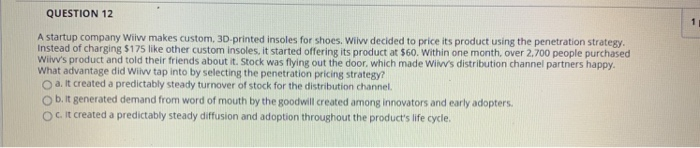 QUESTION 10 1 A marketer at a biometric scanner