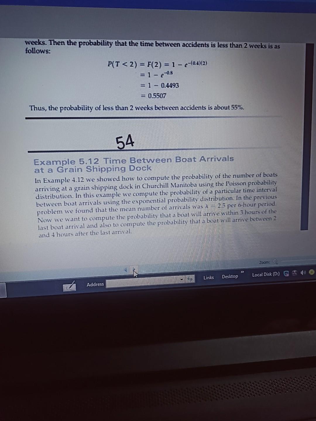 hjo weeks. Then the probability that the time