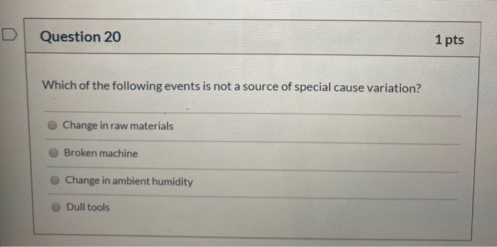 Question 11 1 pts What should be the first step