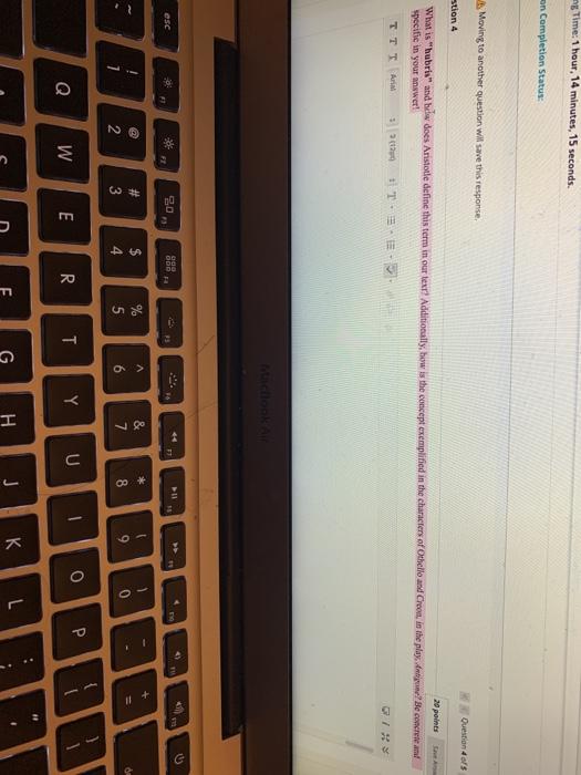 What is "hubris" and how does Aristotle define