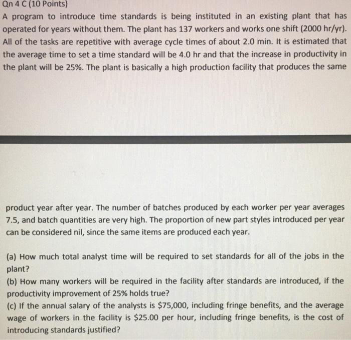 Qn 4 C (10 Points) A program to introduce time